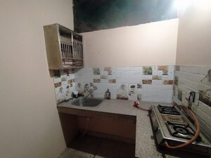 Kitchen in 1 RK Independent House at Sector 8 – for Rent