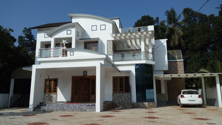 Exterior View, thalore 5 Bedroom 3000 Sq.Ft. Independent House In Thalore Thrissur 9309758