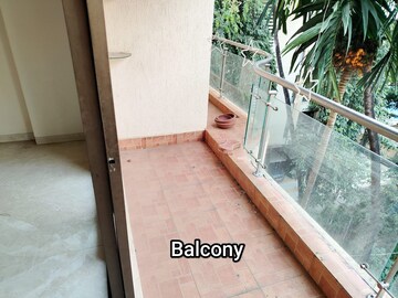 Balcony in 3 BHK Apartment at Eminente I, Khar West – for Rent
