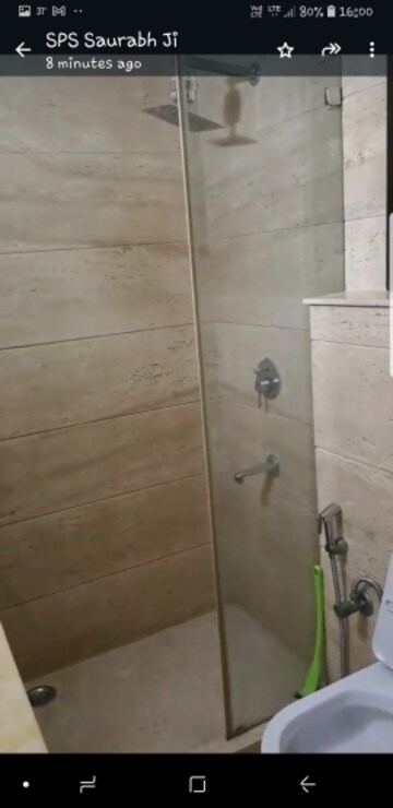 Bathroom in 3 BHK Builder Floor at Greater Kailash ii – for Rent