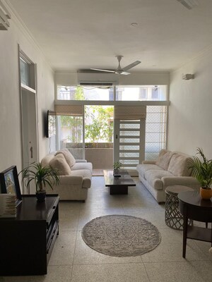 Living Room in 3 BHK Apartment at Greater Kailash ii – for Rent