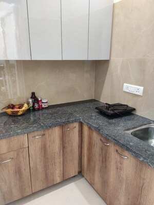 Kitchen in 1 BHK Builder Floor at Ram Cooperative, Sector 43 – for Rent