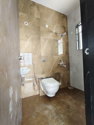 Bathroom in 3 BHK Apartment at Tejashree CHS Bhusari Colony, Bhusari Colony – for Sale