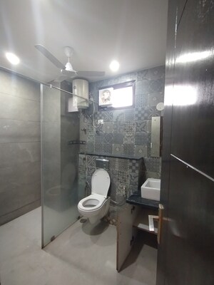 Bathroom in 3 BHK Builder Floor at Ansal Sushant Lok I, Sector 43 – for Rent