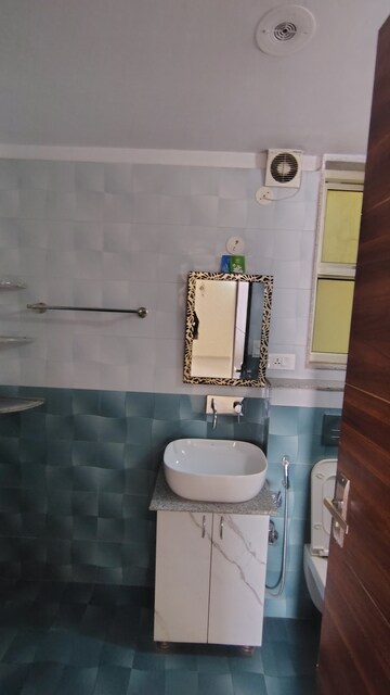 Bathroom in 3 BHK Builder Floor at AEZ Aloha, Sector 57 – for Rent