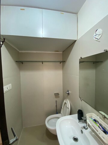 Bathroom in 1 BHK Apartment at Gurukrupa Marina Enclave, Malad West – for Rent