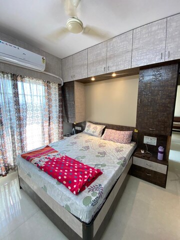 Bedroom in 1 BHK Apartment at Gurukrupa Marina Enclave, Malad West – for Rent