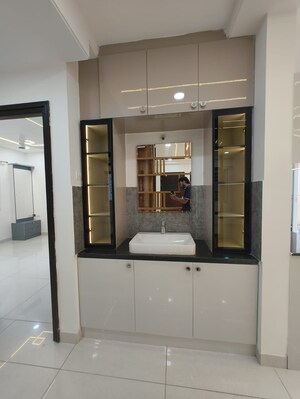 Kitchen in 3 BHK Apartment at Aakriti Miro, Nallagandla – for Rent