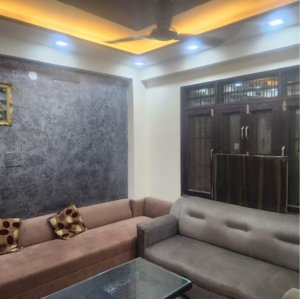 Living Room in 1 BHK Builder Floor at Vaishali Sector 4 – for Sale