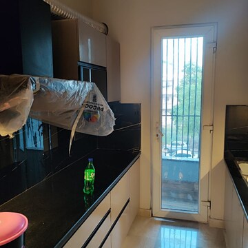 Kitchen in 3 BHK Builder Floor at Kohli One Malibu Town, Malibu Town – for Rent
