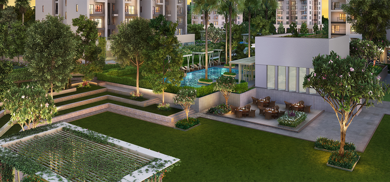 3 BHK + Servant Room Apartment For Sale in Godrej Aqua Vista