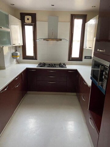Kitchen in 4 BHK Builder Floor at Panchsheel Enclave – for Rent