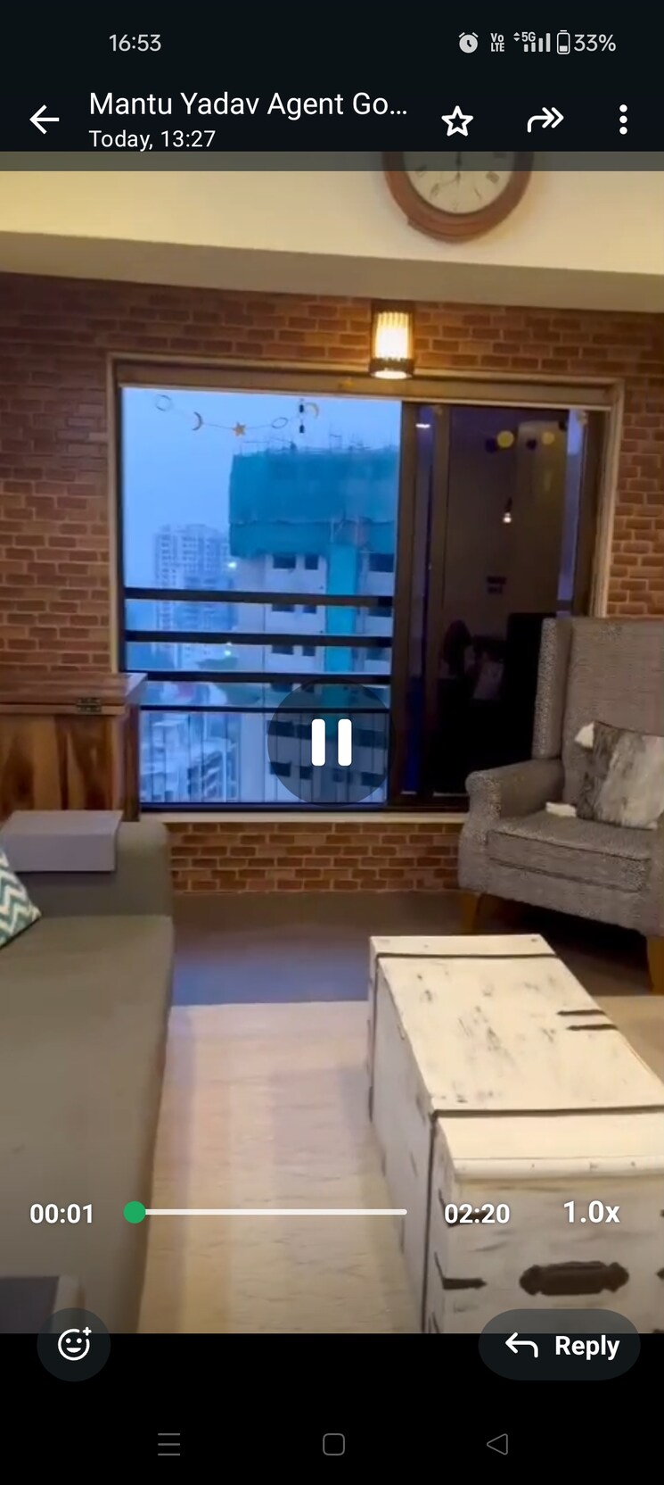 Living Room, satellite-royale 2 Bedroom 620 Sq.Ft. Apartment In Goregaon East Mumbai 9310367