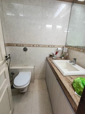 Bathroom in 4 BHK Apartment at Hiranandani Gardens Glen Gate, Powai – for Rent