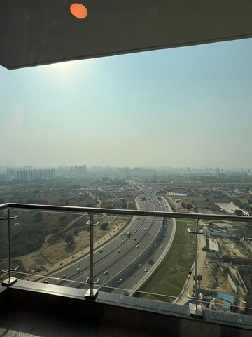 Balcony in 3 BHK Apartment at Krisumi Waterfall Residences, Sector 36a – for Rent