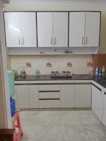 Kitchen in 3 BHK Builder Floor at Arjun Nagar – for Rent