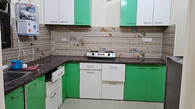Kitchen, gms road 2 Bedroom 900 Sq.Ft. Builder Floor In Gms Road Dehradun 9310466