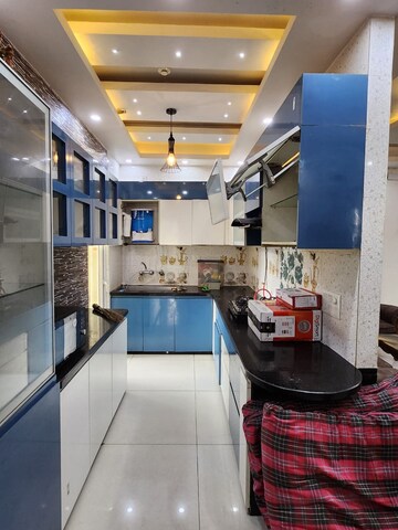 Kitchen in 4 BHK Apartment at Saya Gold Avenue, Vaibhav Khand – for Rent