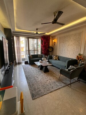 Living Room in 3 BHK Builder Floor at Veera Safdarjung Enclave, Safdarjung Enclave – for Sale