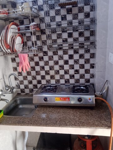 Kitchen in 1 RK Builder Floor at Lajpat Nagar – for Rent