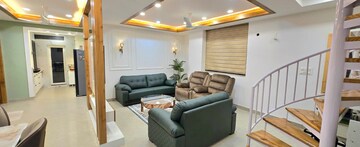 Living Room in 4 BHK Penthouse at Gms Road – for Rent