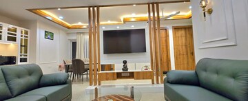 Living Room in 4 BHK Penthouse at Gms Road – for Rent