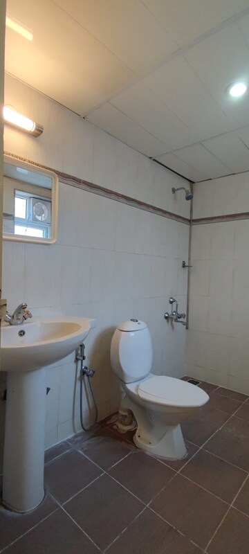 Bathroom in 2 BHK Apartment at Prestige Wellington Park, Jalahalli – for Rent