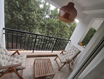 Balcony in 2 BHK Apartment at Prestige Wellington Park, Jalahalli – for Rent