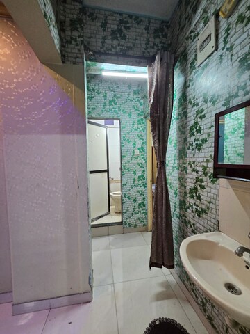 Bathroom in 1 BHK Apartment at Krishna Residency Kopar Khairane, Kopar Khairane – for Rent