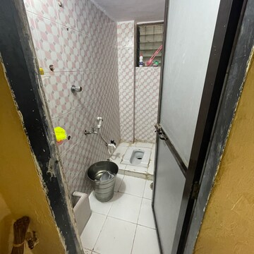 Bathroom in 1 BHK Apartment at Kopar Khairane Sector 19 – for Rent