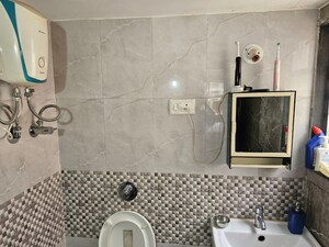 Bathroom in 3 BHK Apartment at SSD Goregaon Pearl CHSL, Goregaon West – for Rent