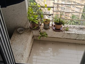 Balcony in 3 BHK Apartment at SSD Goregaon Pearl CHSL, Goregaon West – for Rent