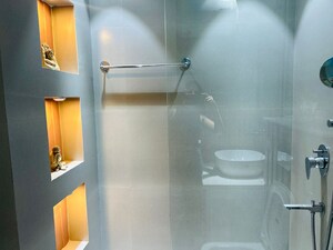 Staircase in 3 BHK Builder Floor at Unitech South City II, Sector 50 – for Rent