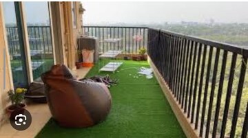 Balcony in 4 BHK Apartment at Gaur Atulyam, Omicron I Greater Noida – for Sale
