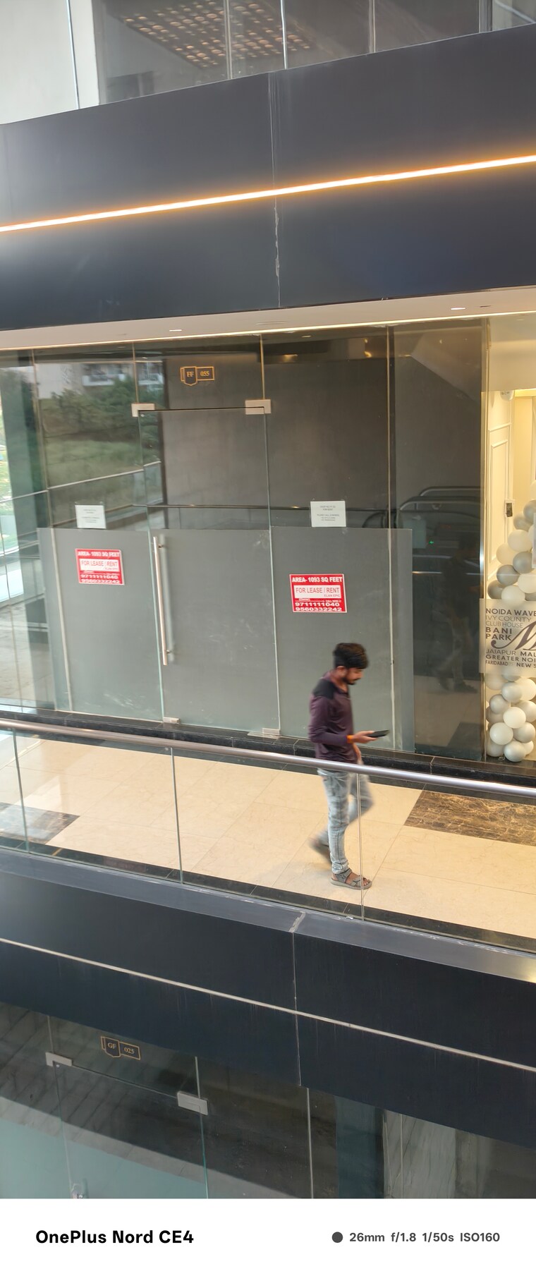 Balcony, elan-town-centre Commercial Shop 300 Sq.Ft. In Sector 67 Gurgaon 9311001