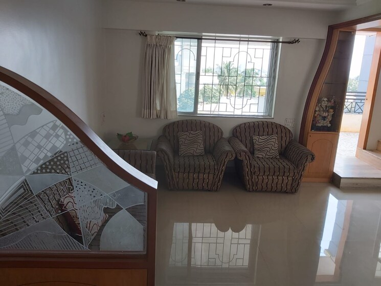 Living Room, vyas-anudatta-chs 3 Bedroom 1600 Sq.Ft. Penthouse In Rambaug Colony Pune 9311032