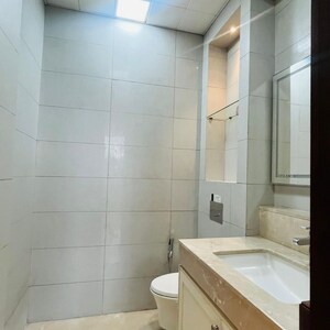 Bathroom in 3.5 BHK Apartment at Risland Sky Mansion, Chattarpur – for Rent