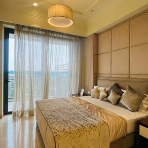 Bedroom in 3.5 BHK Apartment at Risland Sky Mansion, Chattarpur – for Rent