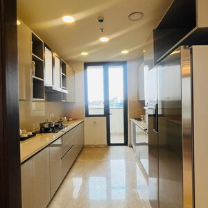 Kitchen in 3.5 BHK Apartment at Risland Sky Mansion, Chattarpur – for Rent