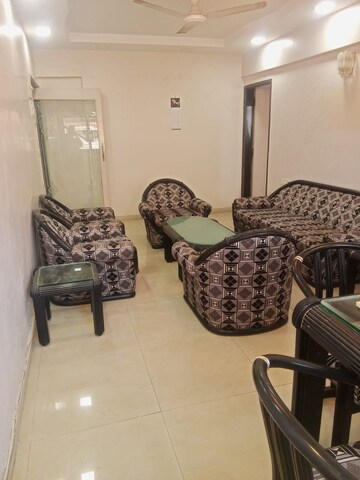 Living Room in 2 BHK Apartment at Sea Lord, Cuffe Parade – for Rent