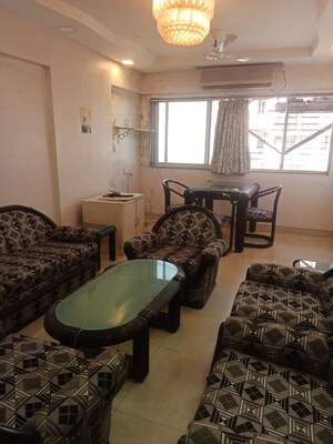 Living Room in 2 BHK Apartment at Sea Lord, Cuffe Parade – for Rent