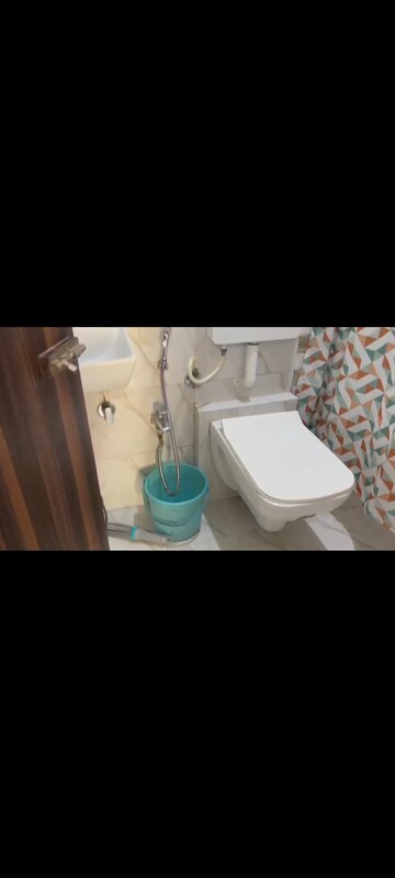 Bathroom in 1 BHK Apartment at Dharti Presidio, Malad West – for Rent
