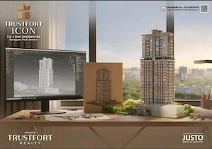 Kitchen in 4 BHK Apartment at Trustfort Icon, Mundhwa – for Sale