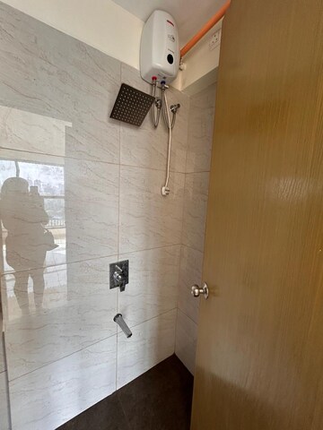 Bathroom in 2 BHK Apartment at Chandak 34 Park Estate, Goregaon West – for Rent