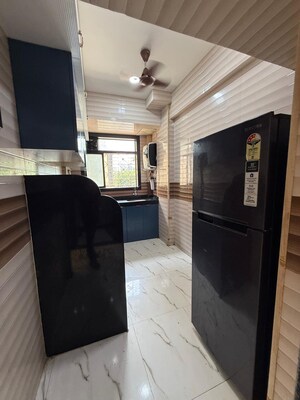 Kitchen in 2 BHK Apartment at Seawoods – for Rent