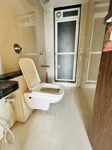 Bathroom in 3 BHK Apartment at Seawoods – for Rent