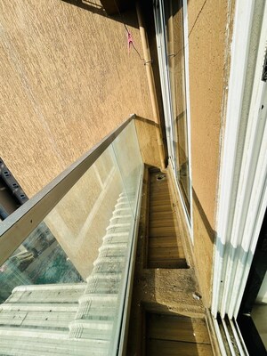 Balcony in 3 BHK Apartment at Seawoods – for Rent