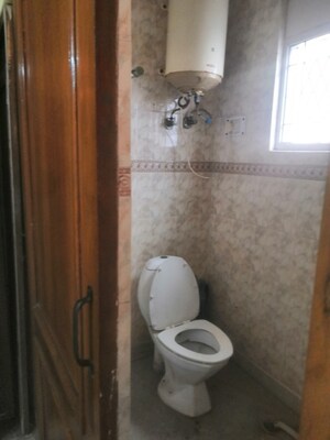 Bathroom in 2 BHK Builder Floor at Lajpat Nagar – for Rent