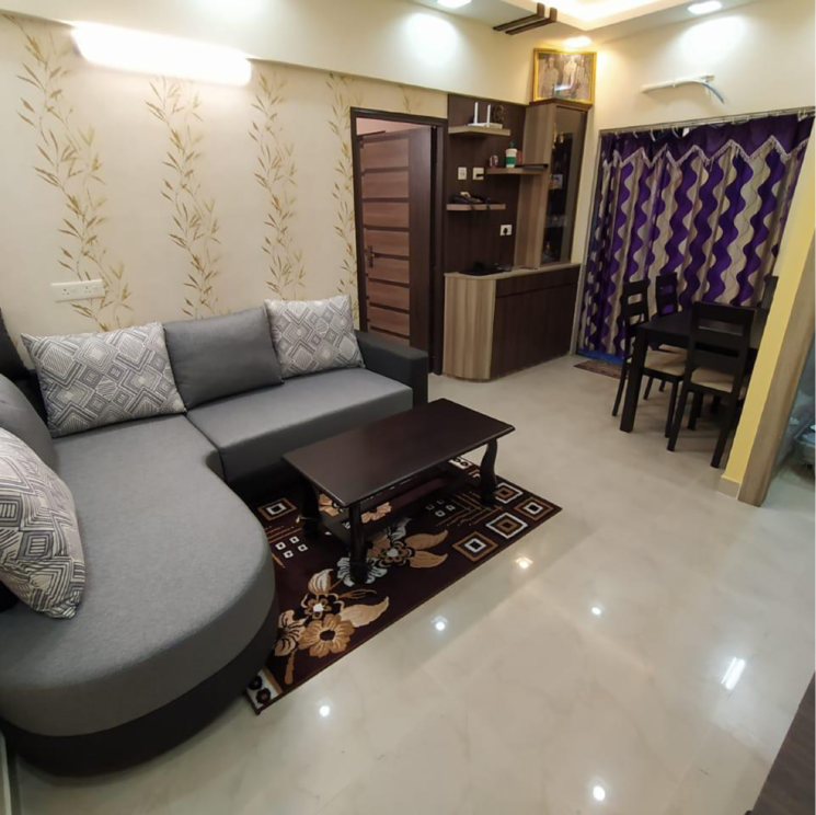 Living Room, gangotri-pratistha 2 Bedroom 950 Sq.Ft. Apartment In Bablatala Kolkata 9311203