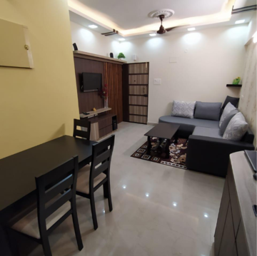 Living Room in 2 BHK Apartment at Gangotri Pratistha, Bablatala – for Rent